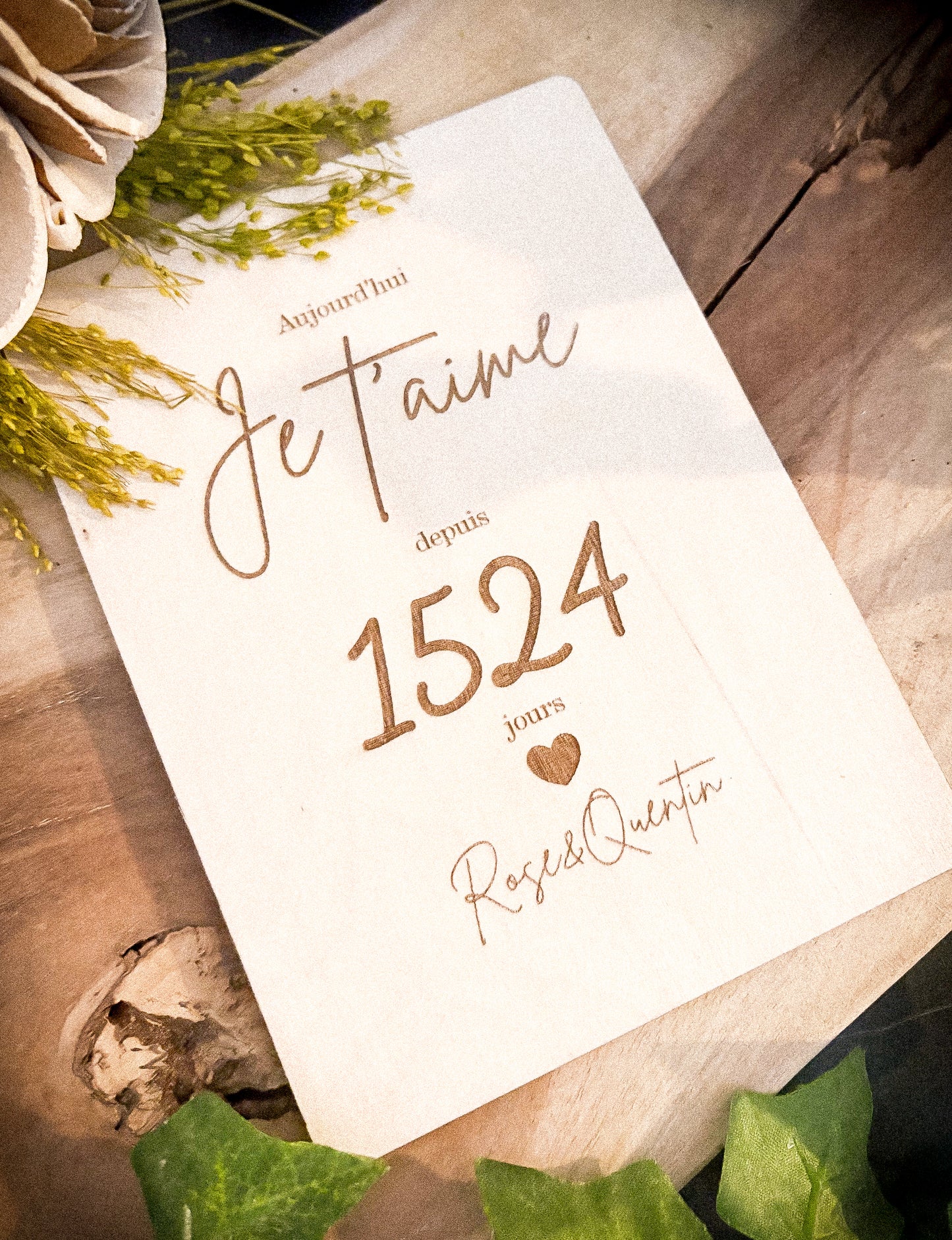 Carte « Je t’aime »
