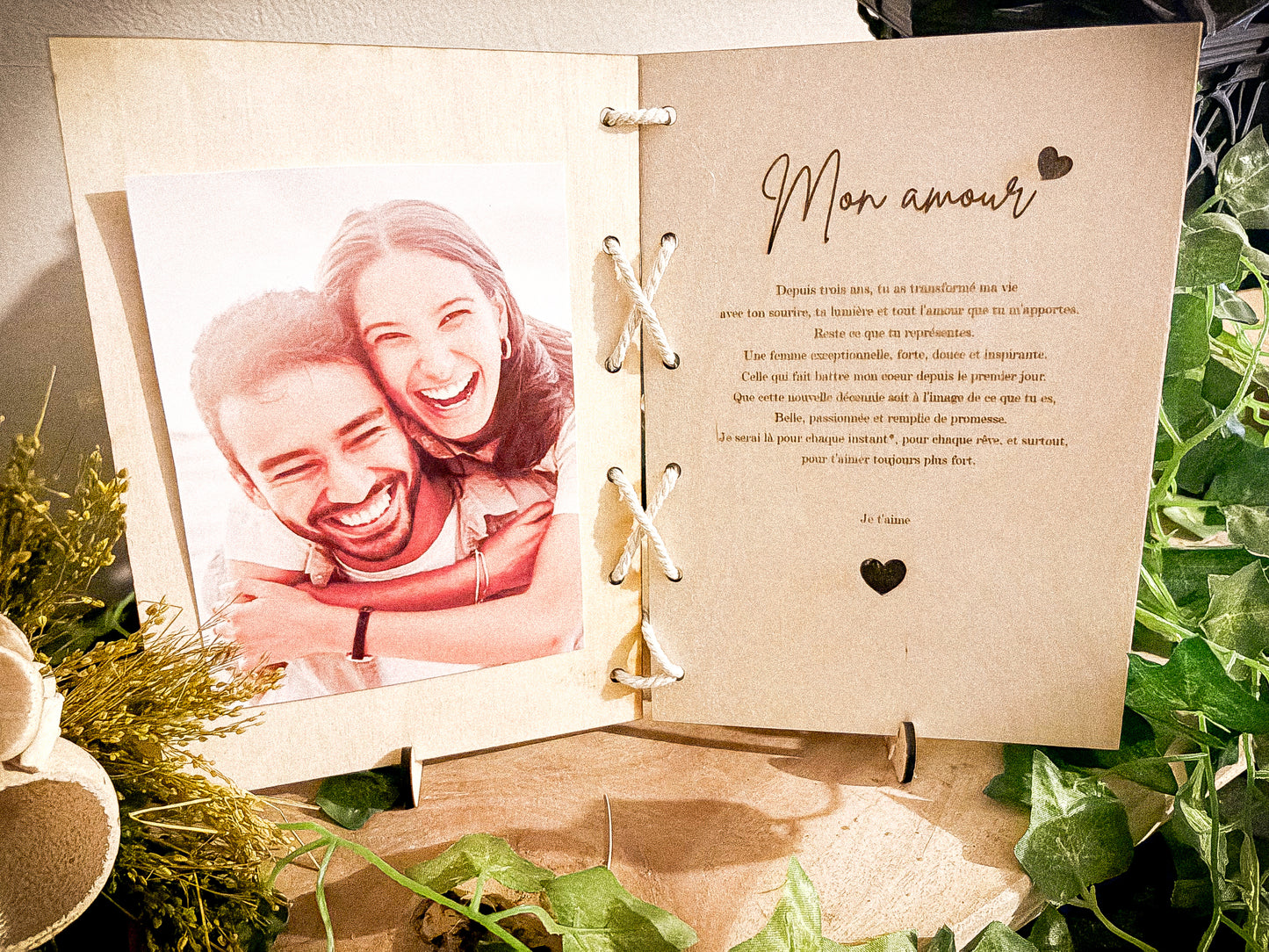 Message d’amour personnalisé